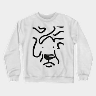 Basset Hound Crazy Ears Crewneck Sweatshirt